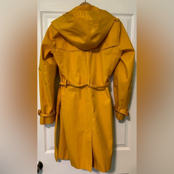 DKNY Water Repellent Trench Coat with Removable Hood - Picture 2 of 4